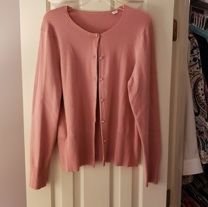 Like New Pink Ann Taylor Cardigan